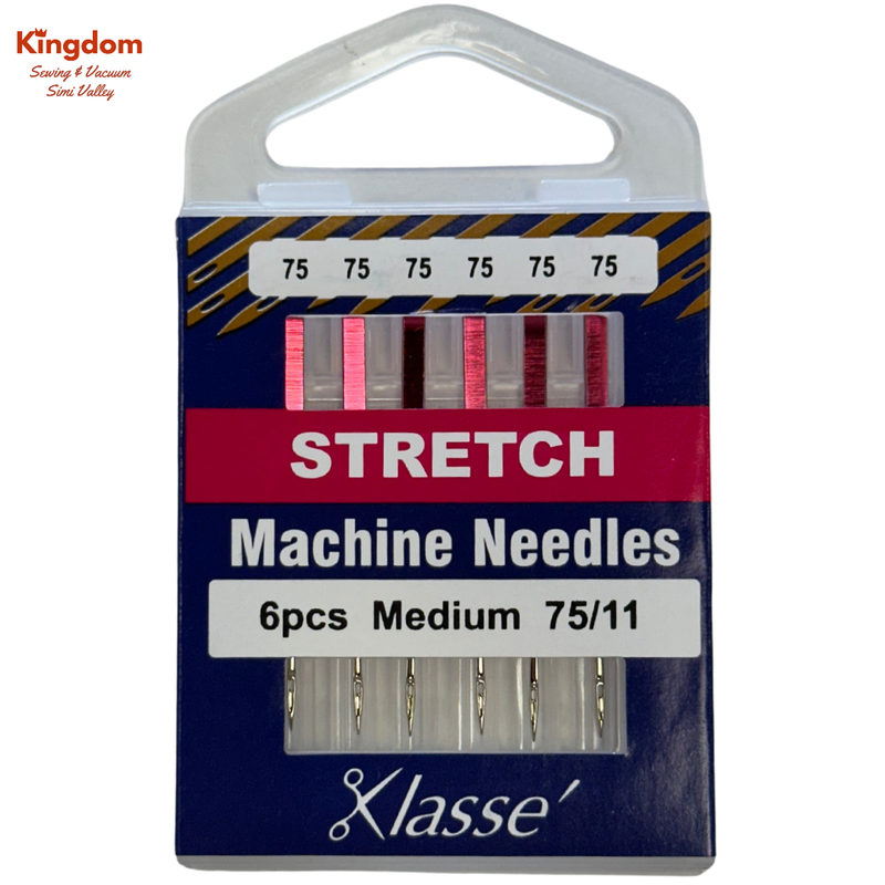 KLASSE MACHINE NEEDLES - STRETCH MEDIUM 75/11