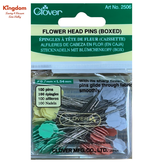 CLOVER FLOWER HEAD PINS