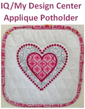 IQ DESIGNER/ MY DESIGN CENTER APPLIQUE POT HOLDER - Oct 03, 2025