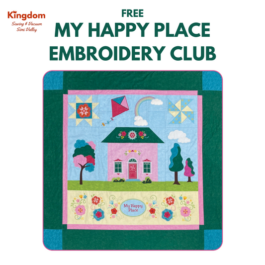 MY HAPPY PLACE EMBROIDERY CLUB - April 16, 2025