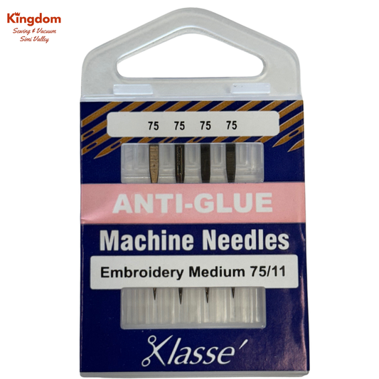 KLASSE MACHINE NEEDLES - ANTI-GLUE MEDIUM 75/11