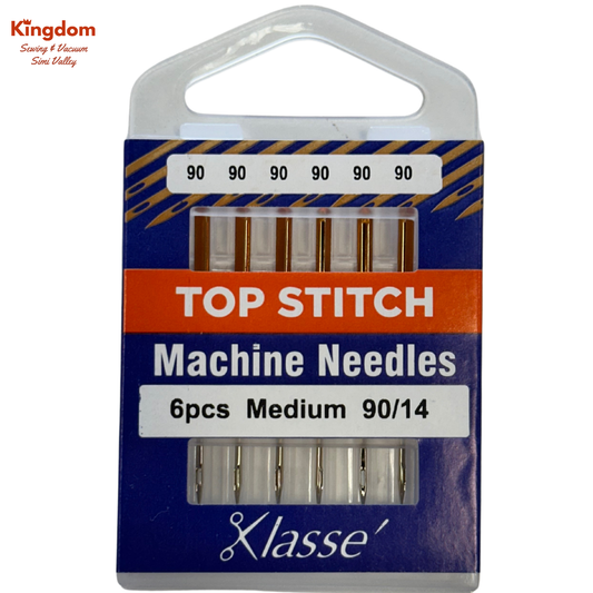 KLASSE MACHINE NEEDLES - TOP STITCH MEDIUM 90/14