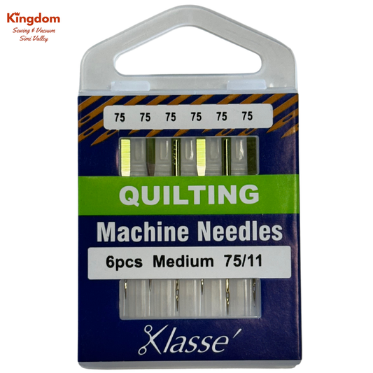 KLASSE MACHINE NEEDLES - QUILTING MEDUIM 75/11