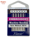 KLASSE MACHINE NEEDLES - EMBROIDERY MEDUIM 90/14