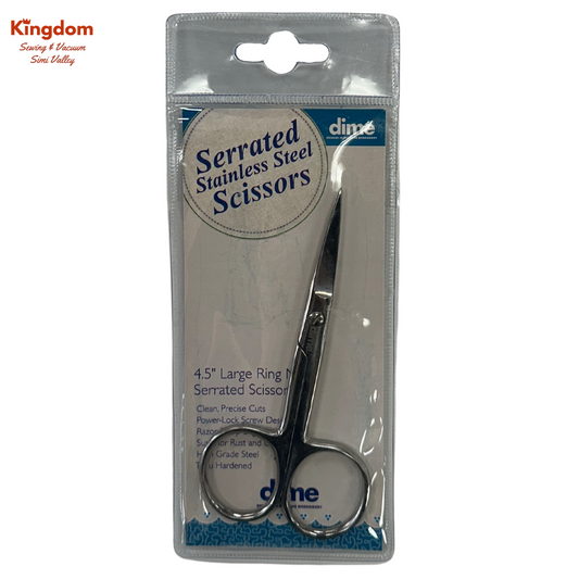 4 1/2" SERRATED STAINLESS STEEL SCISSOR