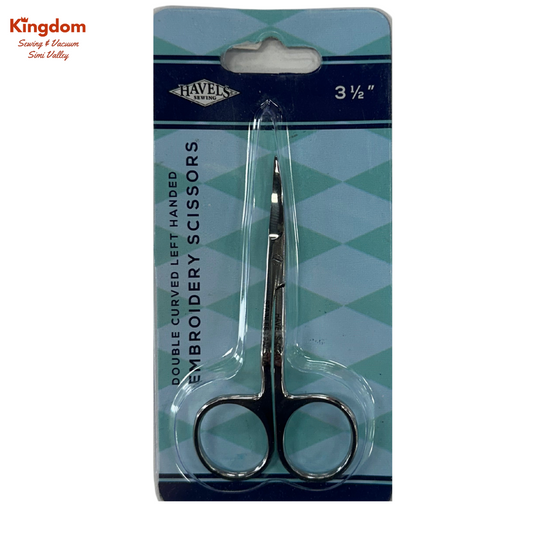 LEFT HANDED DOUBLE CURVED  EMBROIDERY SCISSORS