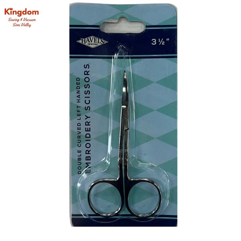 LEFT HANDED DOUBLE CURVED  EMBROIDERY SCISSORS