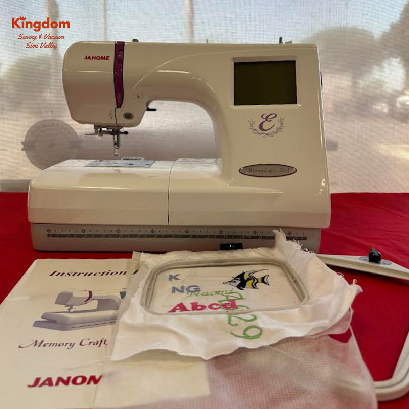 PRE-OWNED JANOME MEMORY CRAFT 350E