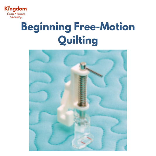 BEGINNING FREE-MOTION QUILTING - June 10, 2025