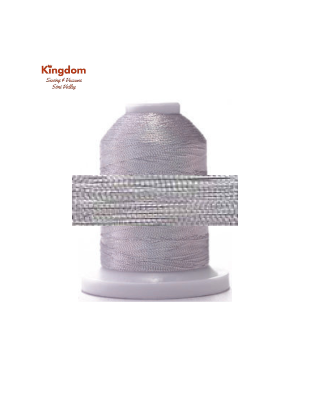 RAJM Metallic Thread, 1000 YDS - 1006 Aluminum