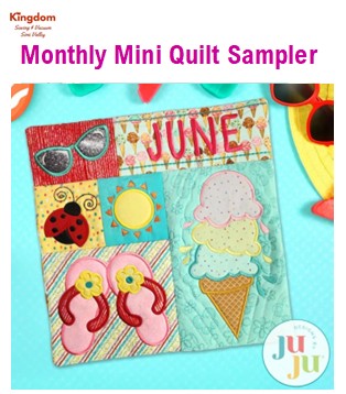 Monthly Mini Quilt Sampler - Jun 10, 2026