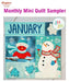 Monthly Mini Quilt Sampler - Jul 08, 2026