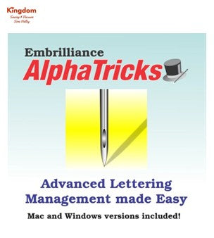 Embrilliance AlphaTricks Embroidery Software