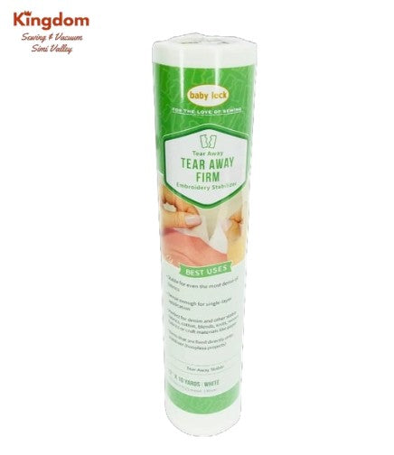 TEAR-AWAY FIRM - 10 YDS X 12" - BABYLOCK STABILIZER