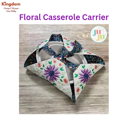 Floral Casserole Cover - Oct 21, 2026