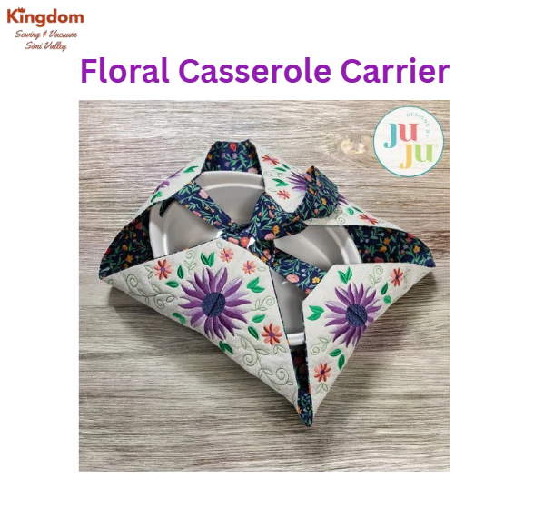 Floral Casserole Cover - Oct 21, 2026