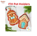 Gingerbread Pot Holders - Dec 02, 2026