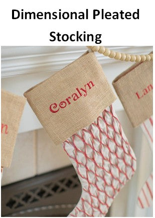 DIMENSIONAL PLEATED STOCKING - Oct 10, 2025