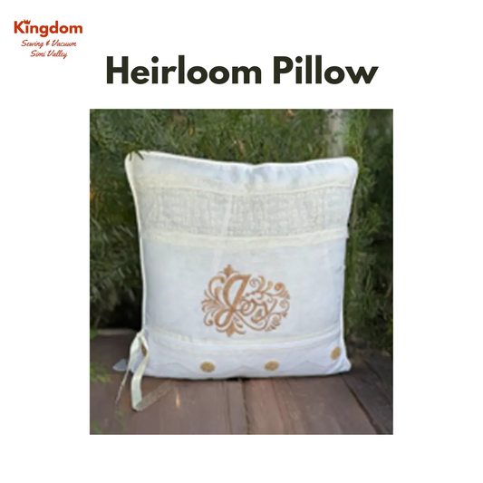 FANCY BAND HEIRLOOM PILLOW - Apr 22, 2025