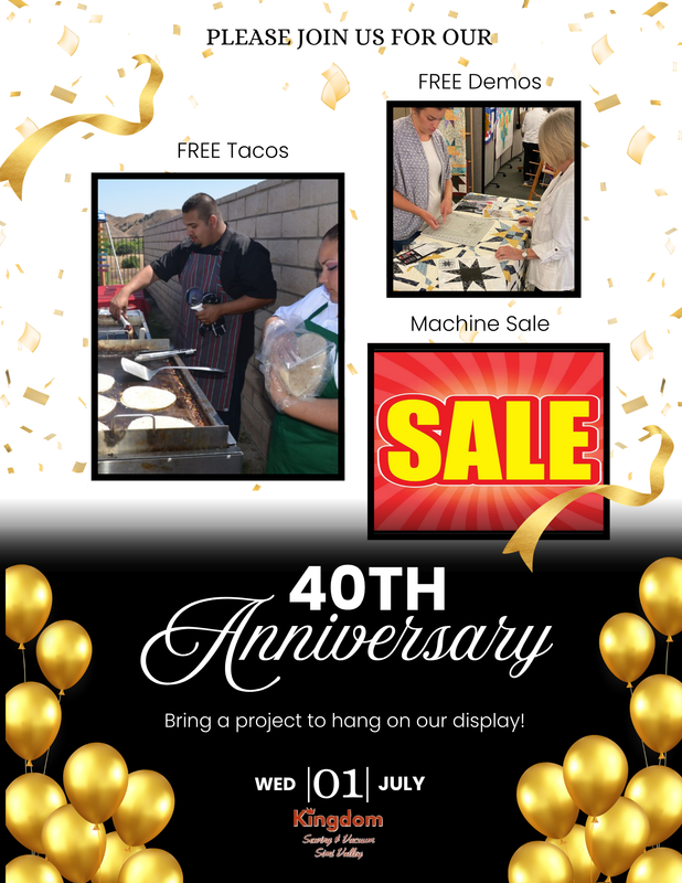 40th Anniversary Celebration - Jul 01, 2026