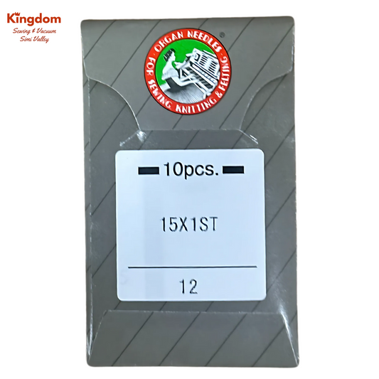 ORGAN NEEDLES 15X1ST SIZE 12   10 PACK  SHARP